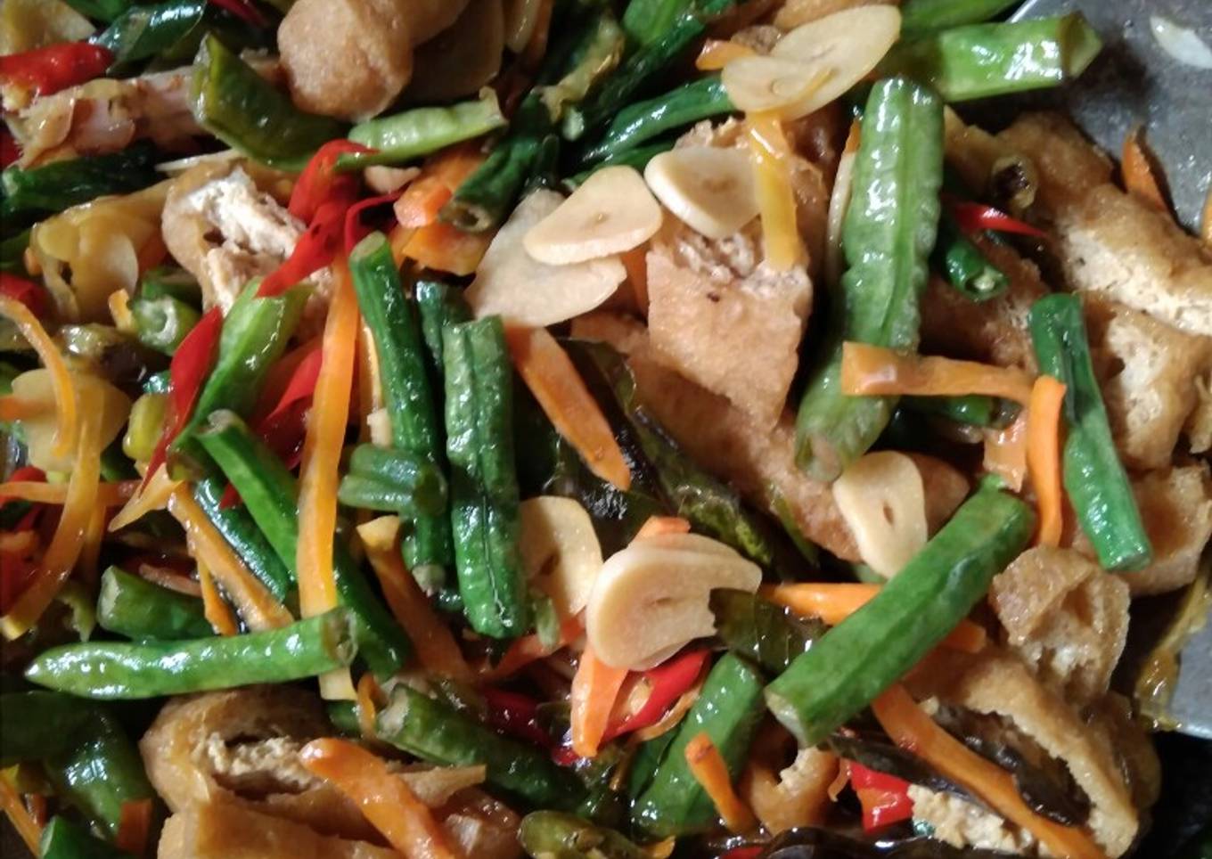 Oseng kacang Pong ala emak Salsa