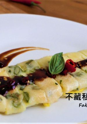 台式蔥花蛋餅 (古早味超軟q) 的食譜成品照片