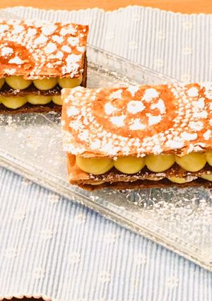 O poză a rețetei Mille-feuille.