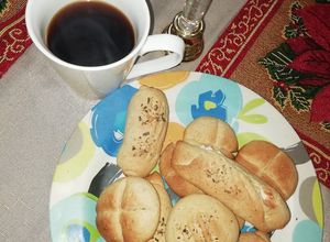 Una foto de Panecillos dulces con hierbas 🌿 y queso 🧀 SIN LEVADURA