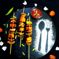 A picture of Raw banana tikka.