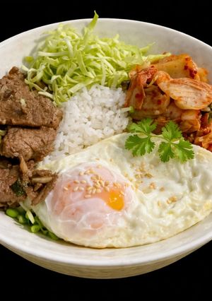 Hình của món SP.1007 - Cơm trộn Hàn Quốc.