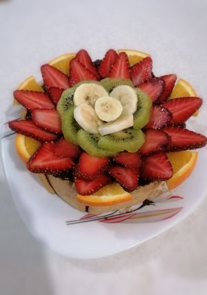 عکسی از دستور کیک یخچالی