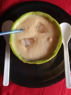 A picture of Muskmelon milk shake.