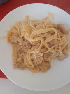 Foto principal de Pasta con picadillo y salsa de queso azul
