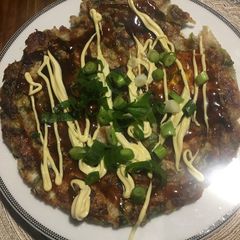 Okonomiyaki - sprouts (P5min, C10min) A picture of Okonomiyaki - sprouts (P5min, C10min).