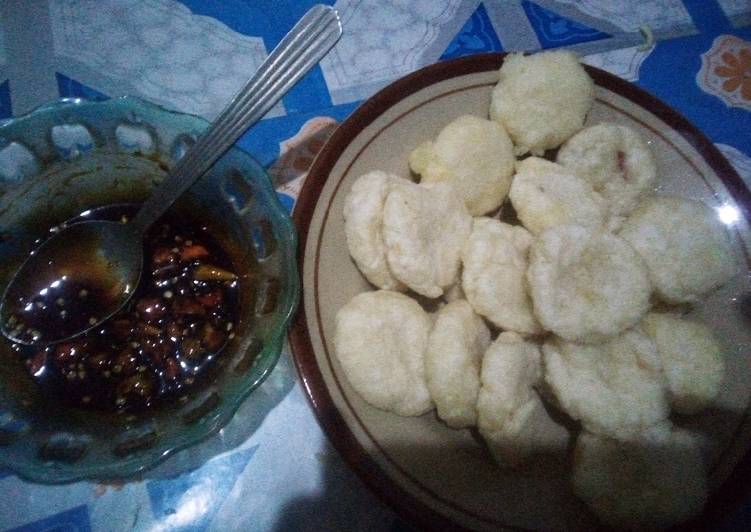 Sambel untuk cocolan cireng nasi