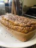 Pan de harina integral y garbanzos