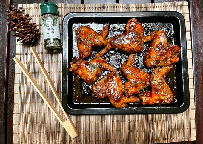 Resep Spicy Garlic Chicken Wings, Menggugah Selera