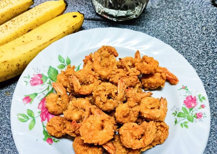Langkah Mudah untuk Menyiapkan 214.~udang goreng Kentucky~, Lezat