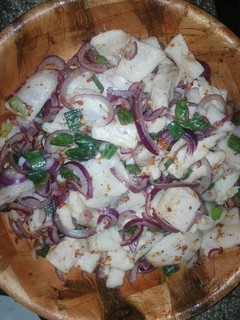 Una foto de Ceviche peruano de lomito de atún