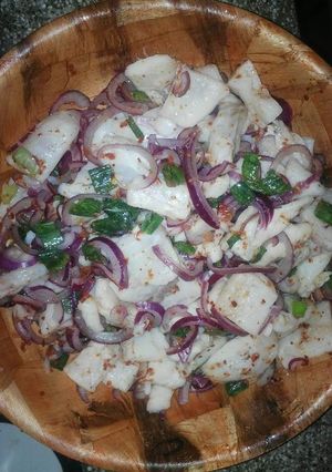 Una foto de Ceviche peruano de lomito de atún