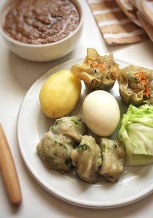 Foto resep Siomay bumbu kacang