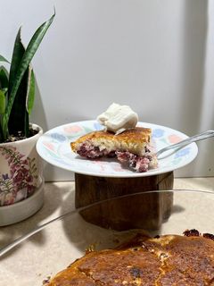 عکسی از دستور کابلر(کوبلر) انگور یاقوتی 🍇 Ruby Grape Cobbler