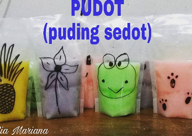 Resep Puding Sedot(Pudot), Bisa Manjain Lidah