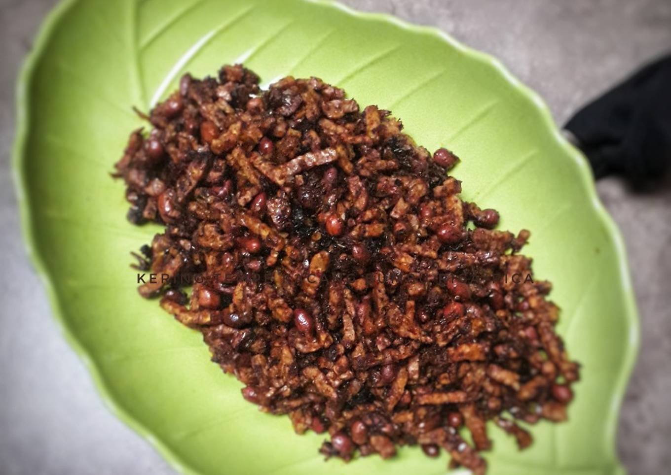 Kering tempe kacang bumbu rica2