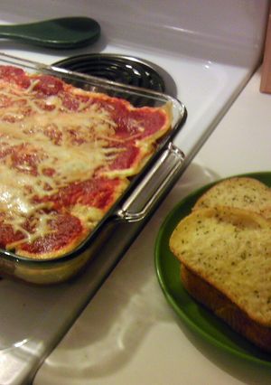 A picture of luuuzzonnyyuhh(lasagna).