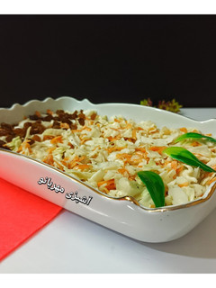 عکسی از دستور سالاد کلم رستورانی
