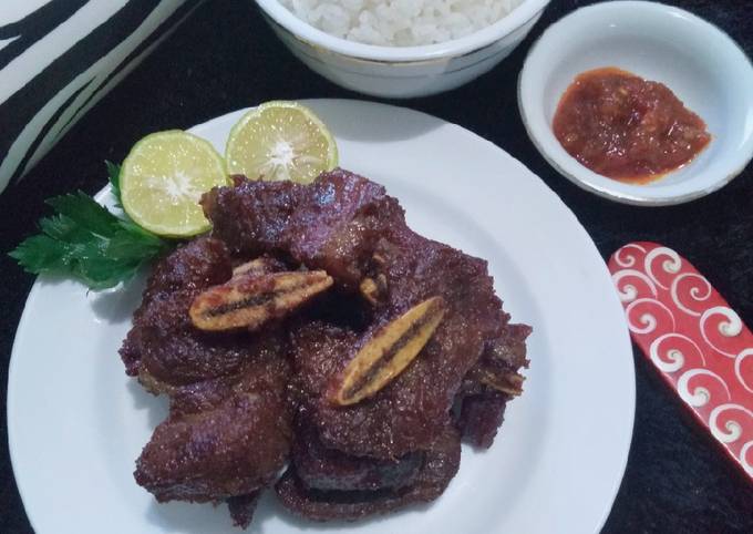 Iga goreng bumbu bacem🥩