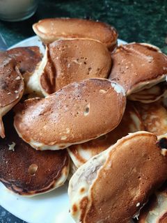 Фото Панкейки з бананом.