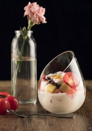 Hình của món Sữa chua trái cây.