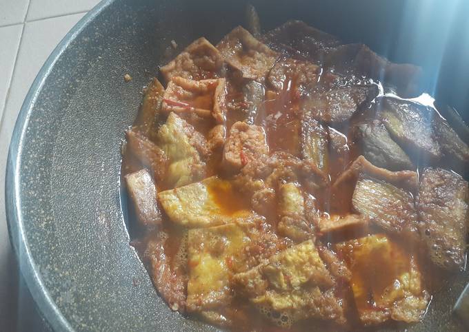 Resep: Bali tahu, terong🍆, telur🍳 nampol Enak Dan Mudah