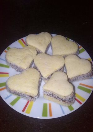 Una foto de Alfajores de maizena, para el día de los enamorados