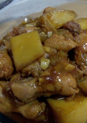 Foto resep Ayam masak mangga#Pejuangdapur#PeduliKankerPayudara