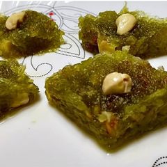 A picture of Lauki ki barfi.