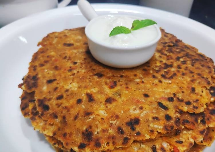 Recipe of Speedy Mix vegetable paratha