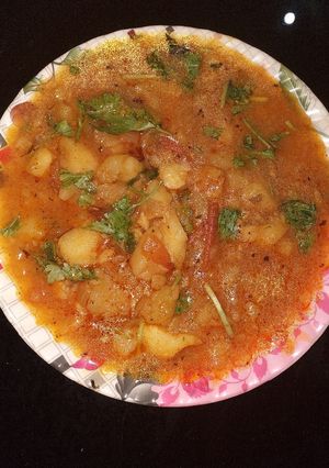 A picture of Potato curry.