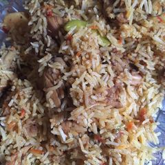 A picture of Sindhi biryani.