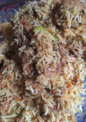 A picture of Sindhi biryani.