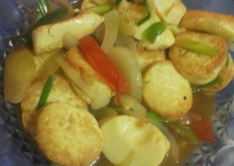 Resep Tumis tahu jepang yang Enak