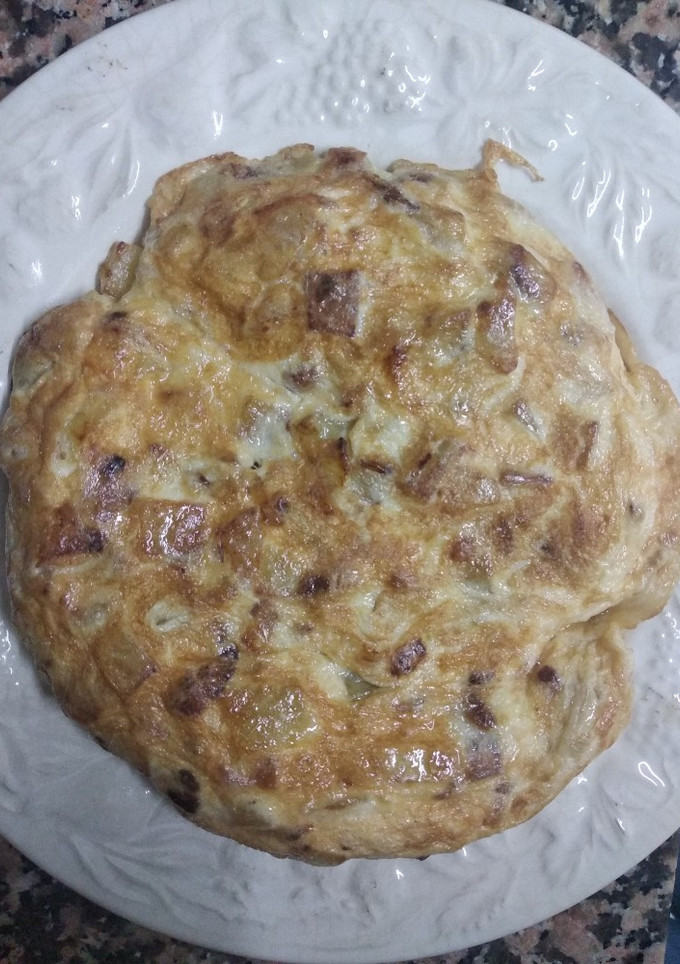 Una foto de Tortilla de patata y cebolla