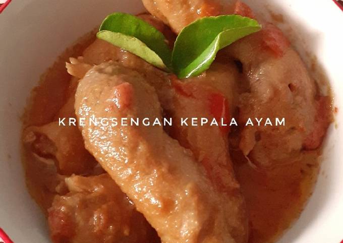 Krengsengan Kepala Ayam