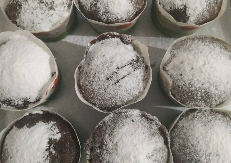 Cara Gampang Menyiapkan Muffin coklat snow white, Lezat Sekali