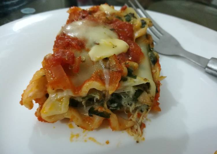 Easiest Way to Prepare Super Quick Homemade Lasagna Roll ups