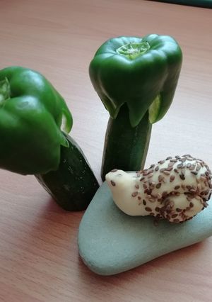 عکسی از دستور 🐌پیراشکی حلزون 🐌(مخصوص بچه های خلاق) 😁❤️