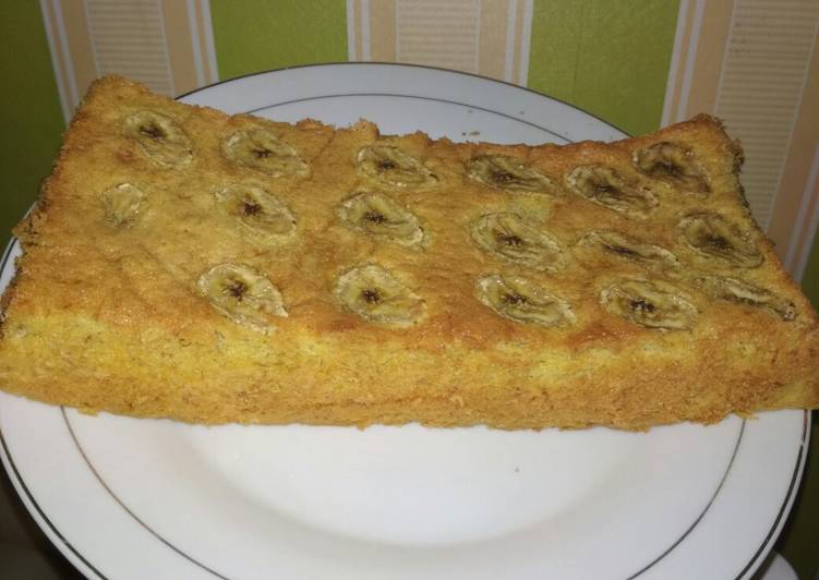 Bolu pisang 2 telur simple