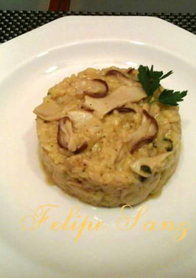 Una foto de Risotto de boletus