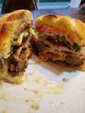 Brad's juicy Lucy ranch burger