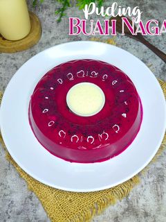 Foto resep Puding Buah Naga
