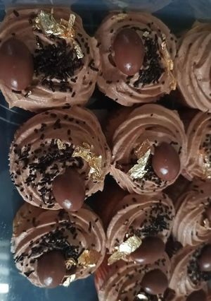 Une photo de Cupcakes aux chocolat, une tuerie tout simplement