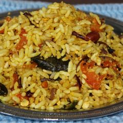 Murmura uggani/marmaral upma/Puffed rice Upma A picture of Murmura uggani/marmaral upma/Puffed rice Upma.
