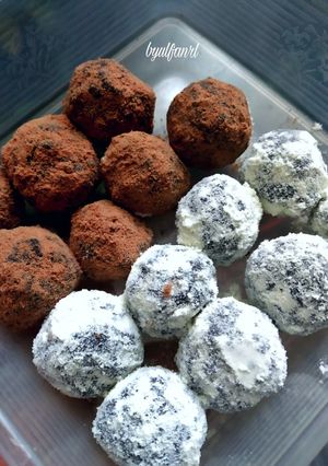Foto resep Bola-bola oreo milo & dancow (isi keju)