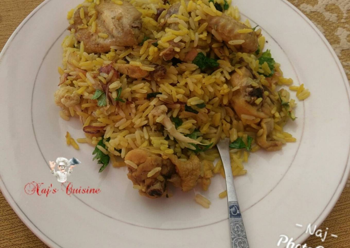 Indian chicken biryani