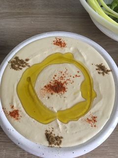 صورة لوصفة حمص بطحينة