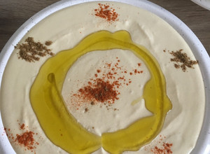 صورة لوصفة حمص بطحينة