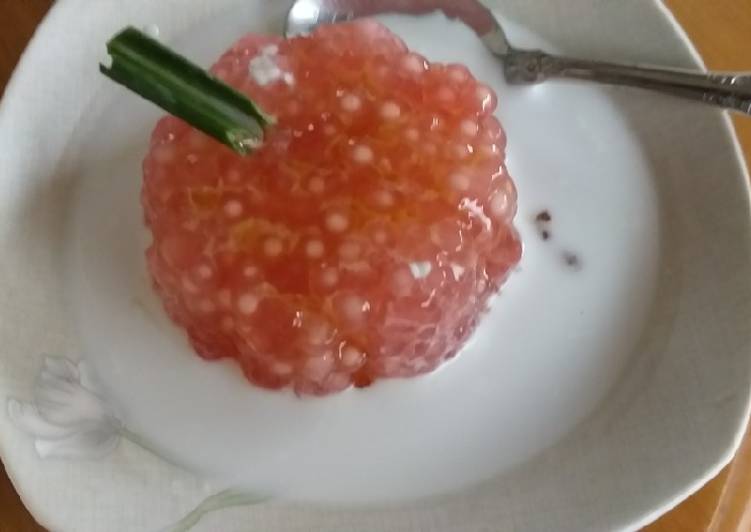 Resep: SempurnaMutiara santan gula merah